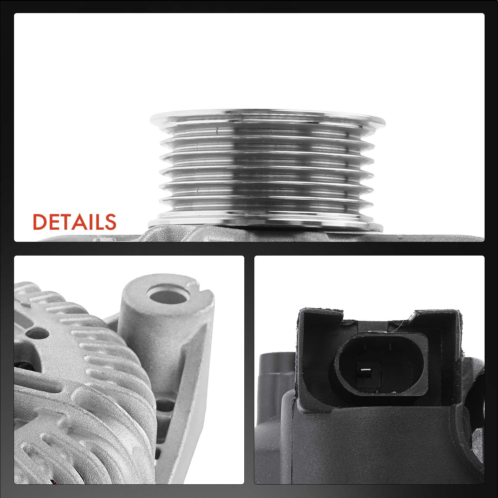 Frankberg Alternador con Polea de Rueda Libre Compatible con X5 E70 3.0d X6 E71 E72 xDrive35d X5 E70 3.0sd X5 E70 xDrive30d X5 E70 xDrive35d Replace# 12317801173,TG17C034