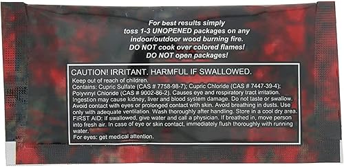 Miniatura 4 de Fogata chimenea Mystical Fire fuego de colores paquetes, Extreme Mystical Fire, Paquete de 212