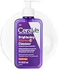 Limpiador Facial CeraVe Brightening con Vitamina C, Lavado Facial con Niacinamida, 8oz | Fórmula Hidratante para el Cuidado de la Piel con Ceramidas, Exfolia Suavemente para Desvanecer la Decoloración y Revelar una Piel Radiante 1