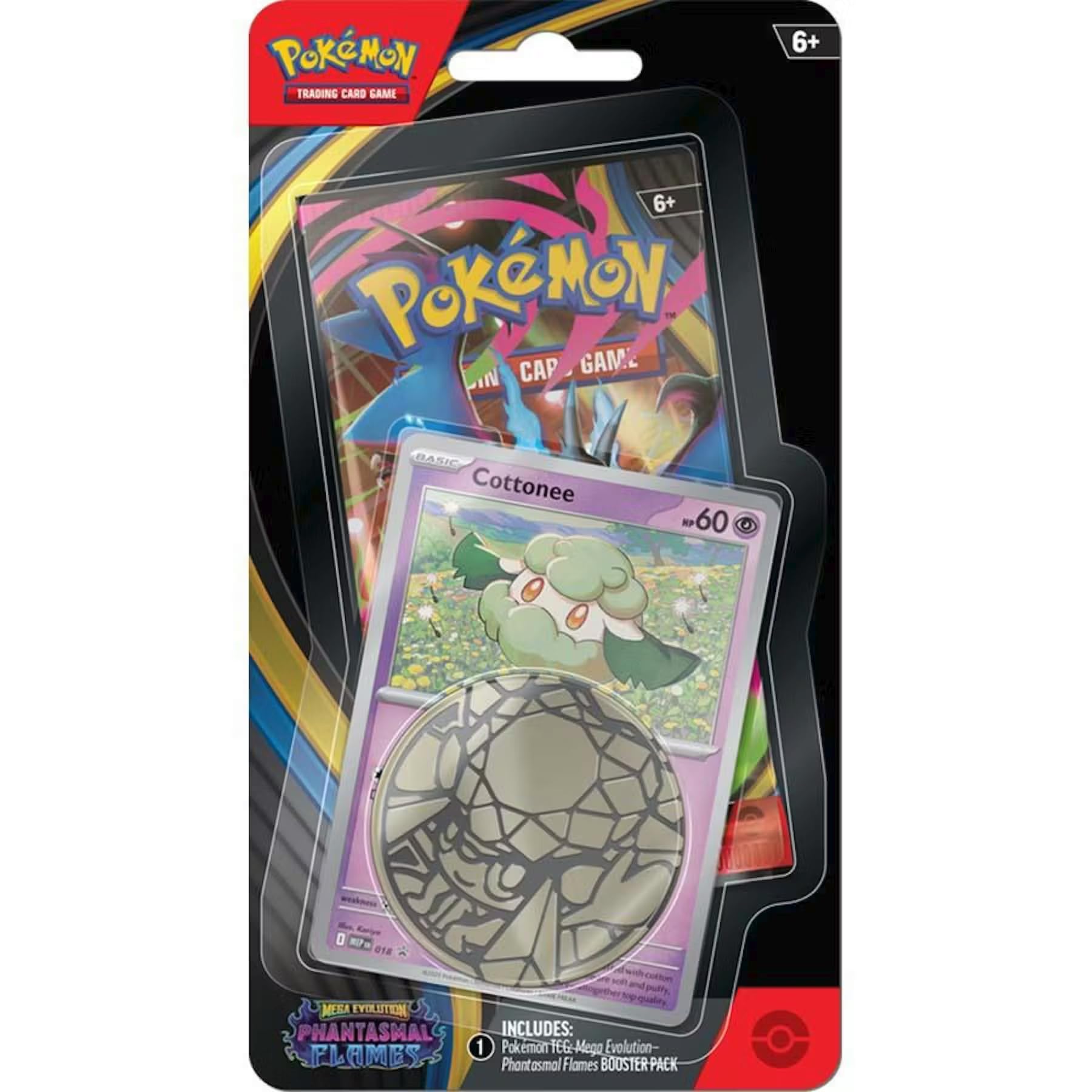 Pokemon Mega Evolution Phantasmal Flames Checklane Blister Pack (1