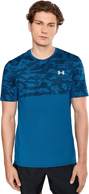 Under Armour Mens HeatGear Printed Short Sleeve T-Shirt