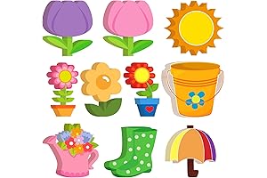 Adorable Umbrella Cutouts for Bulletin Board Decor: Spring into Learning!