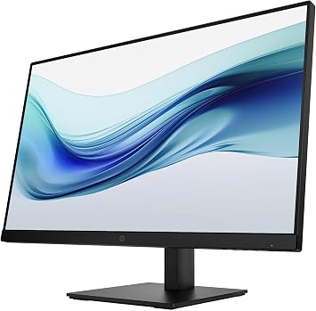 HP Series 3 Pro 324pe 24 100Hz FHD IPS Monitor with Adjustable Tilt | Built-in Dual 2W Speakers, Swivel/Pivot/Height, VESA Mount, VGA, Displayport, HDMI w/DKZ Hub, Black (B1GM5AA#ABA)