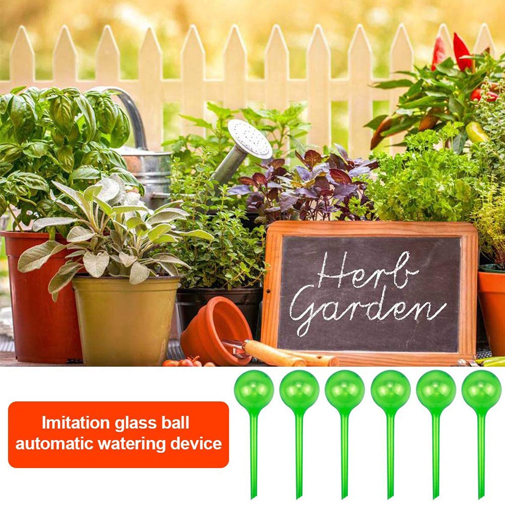 6 Globes D'Arrosage Automatique En Verre - Pour Plantes D'Intérieur Et Jardin - Système D'Irrigation Lent