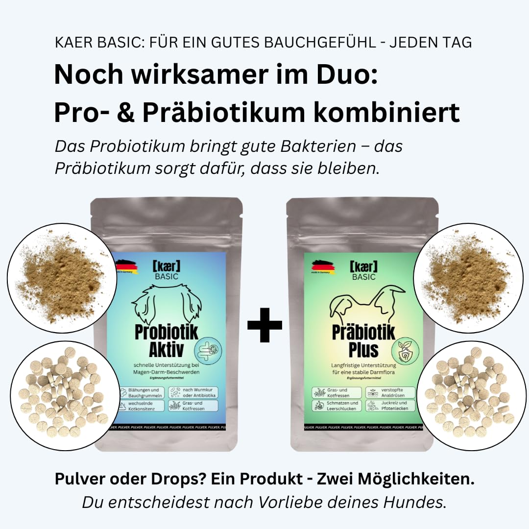 Probiotyk Aktywne krople dla psów, probiotyki do uzupełniania karmy, do budowy flory jelitowej, bakterii jelitowych, suplement do regeneracji jelit, kuracja jelit – 180 kropli