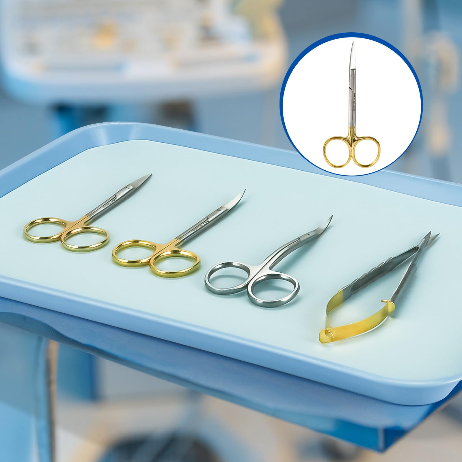 JMU Iris Micro Dissecting Scissors - Stainless Steel -7