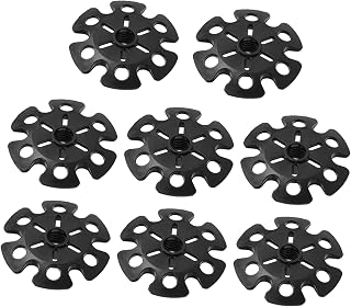 BESTonZON 8pcs Trekking Pole Replacement Baskets Slip Snow Mud Tips for Hiking and Walking Sticks Essential Outdoor Accessories for Enhanced Stability and Versatile Use