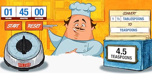 Veggie Bottoms Kitchen Helper – Timer & Converter
