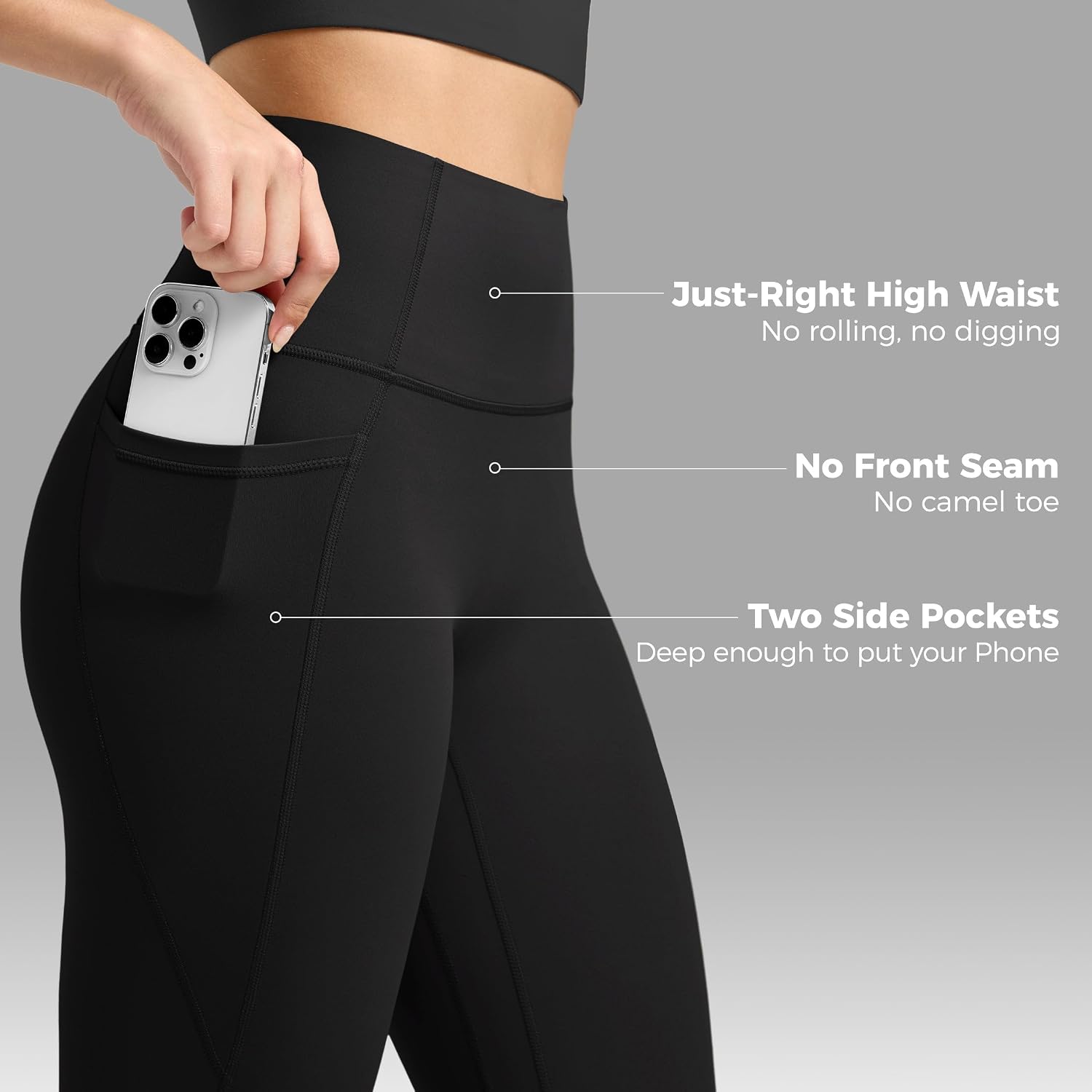 Willit Butterflux Yoga Pants Women Workout Leggings with Pockets for Women High Waisted Tummy Control Gym Leggings 25" 28"