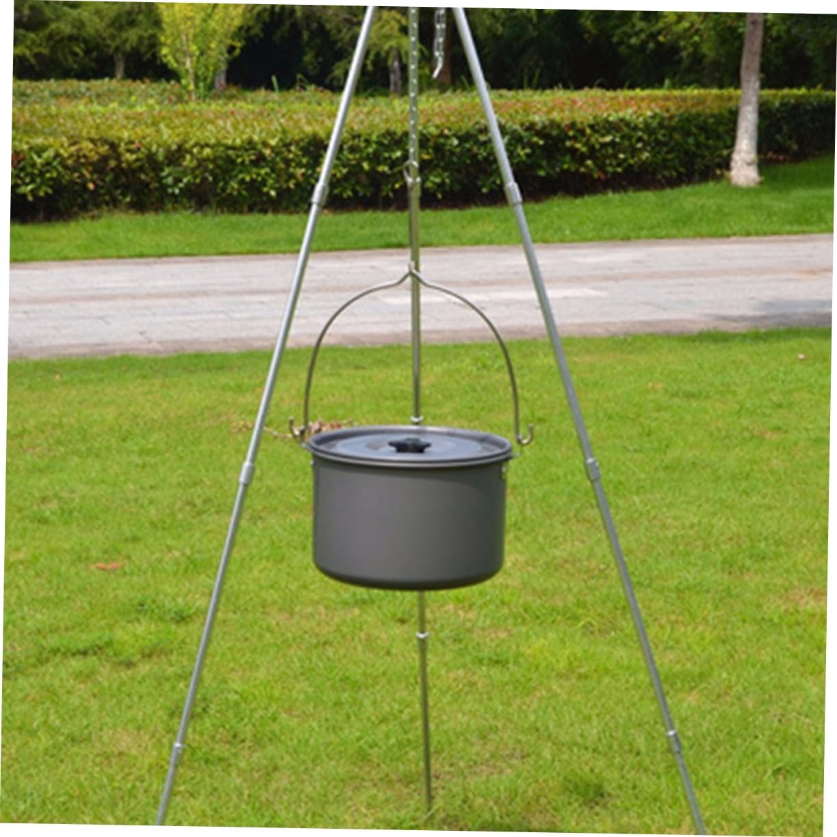 Large Capacity Picnic Pot Set Camping Cooking Pot for People Outdoor Cooking Camping Hiking