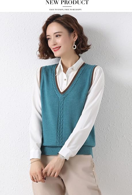 Sweater Vest Women,Womens Sleeveless 