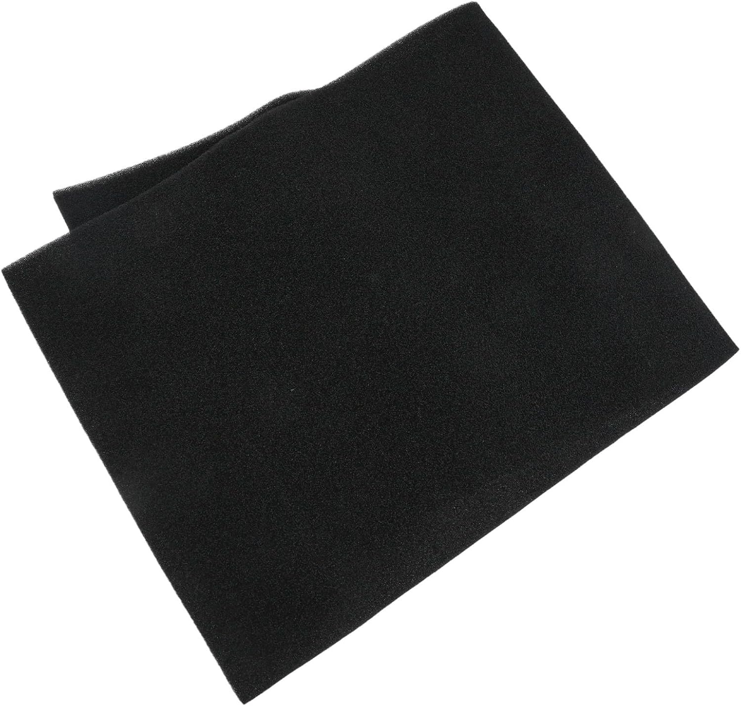 Activated Carbon Foam Air Filter Sheet for Range Hood and RV Air Conditioner, Cut to Size Black Grease and Absorber Pad for Home Kitchen Ventilation