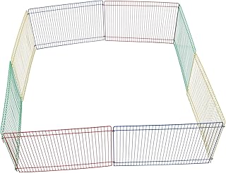 COLLBATH 8 Peças Peças Cercadinho De Hamster Gaiola De Filhote De Cachorro Brinquedos Para Coelhos Cerca De Cercadinho De Coelho Interno Cerca De Cercadinho De Animais Pequenos Cercadinho