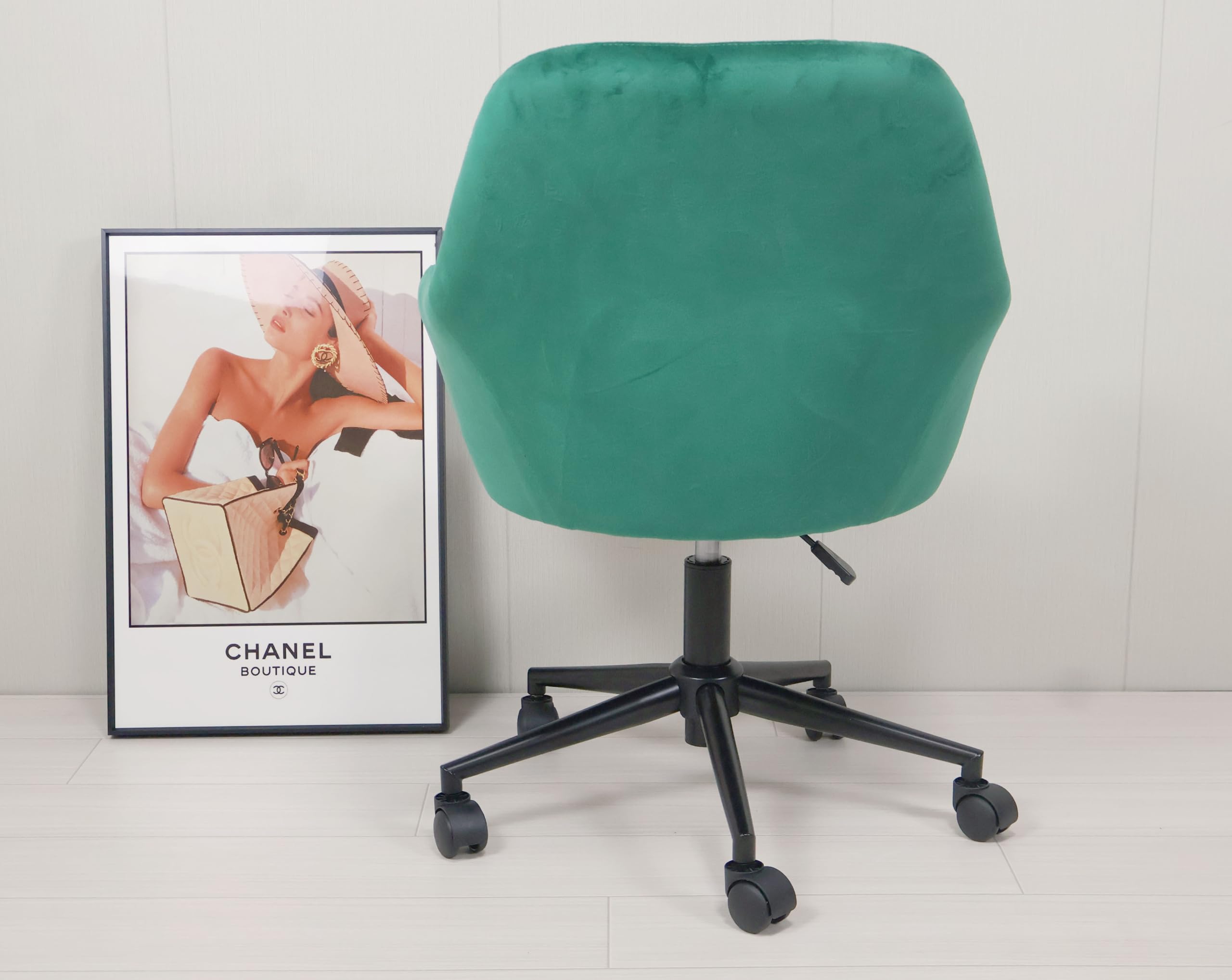 Amazon.co.jp: オフィスチェア キャスター付き 360回転 座面昇降式  