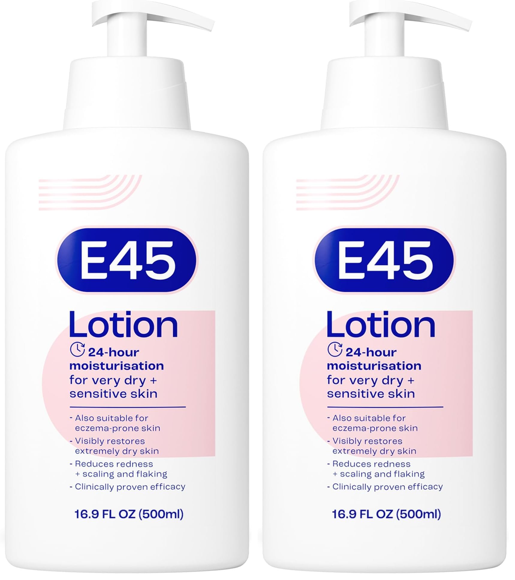 Moisturising Lotion 500 ml - Dermatological Body Moisturiser Lotion - Body Lotion - Daily Moisturiser for Dry Skin & Sensitive Skin – Long-Lasting Hydration Protect from Dryness, Reduce Redness