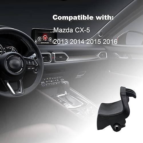 Miniatura 6 de Pestillo de consola central compatible con Mazda CX-5 2013, 2014, 2015, 2016, número de repuesto OEM KA0G-64-45YA-02, negro