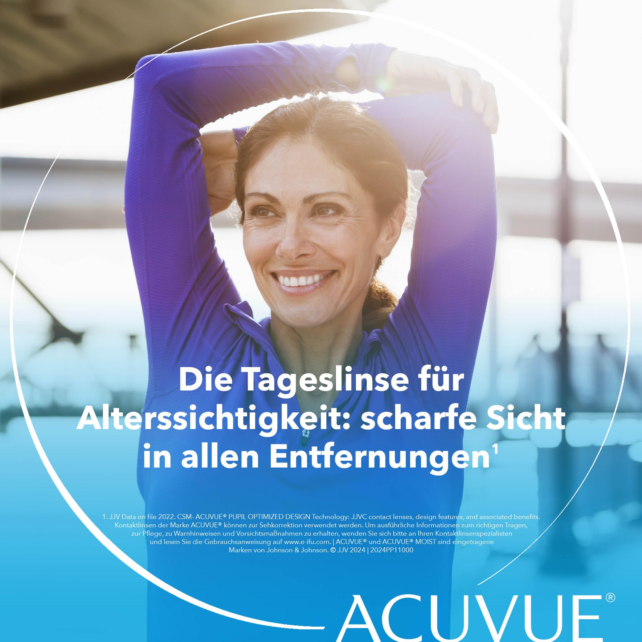 ACUVUE MOIST 1-DAY Multifocal Tageskontaktlinsen spenden Feuchtigkeit – Tageskontaktlinsen mit -9.00 dpt, Add. Hoch und BC 8.4 – UV Schutz & Komfortables Tragegefühl – 90 Linsen