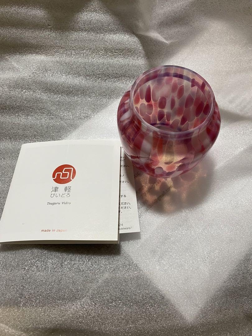 限定品】DIRECTION 津軽びいどろ ランタングローブ（さくら） 【公式通販】