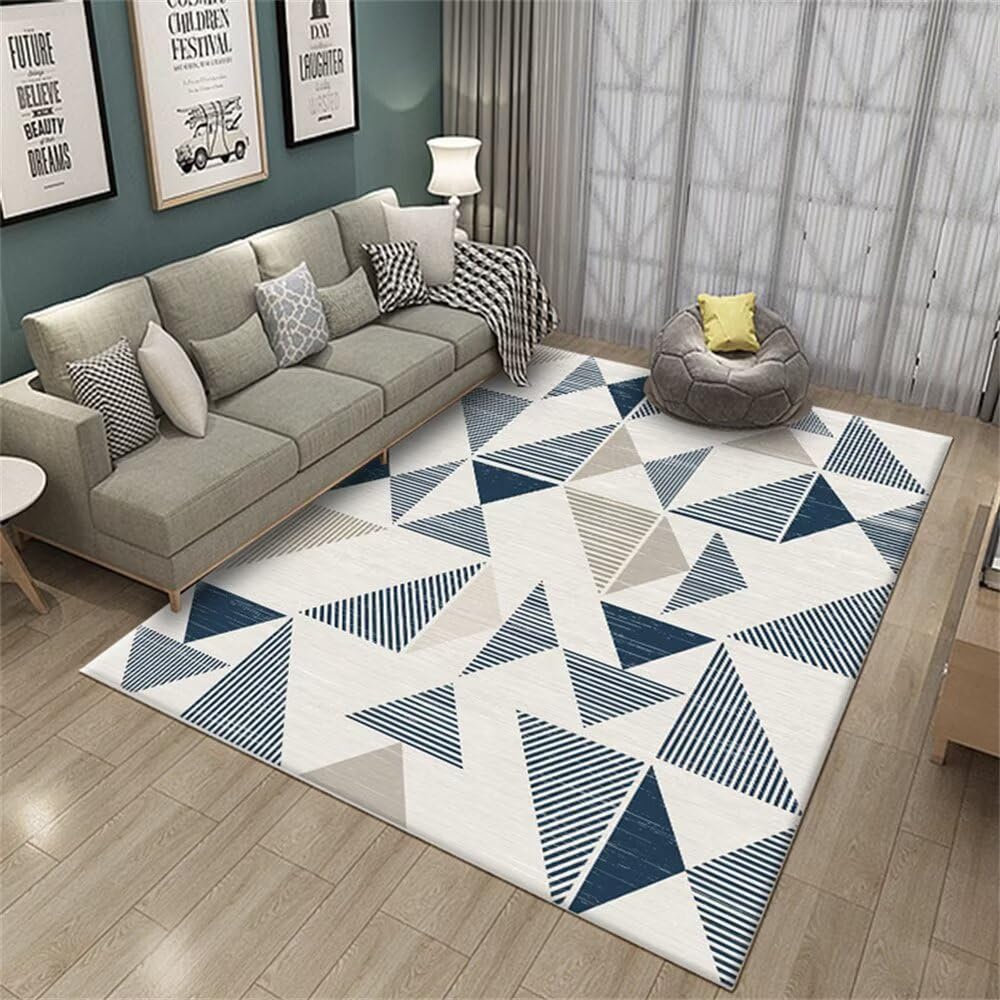 Tapis de chambre fille et garçon 60x180cm lavable et antidérapant gris