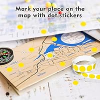 Vista 105 de PARLAIM 6 Rolls 6000PCS 3/4" Round Circle Color-Code Dot Stickers, 6 Color Style Colorful Coding Label Sticker for Home Office Classroom