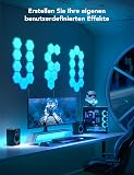 Govee Glide Hexa Light Panels, Works with Alexa and Google Assistant, WiFi Wall Lights, RGBIC Hexagon Light Panels, DIY Design, Music Sync, App Control, for Gaming and Decoration, 10 LED Panels - 2