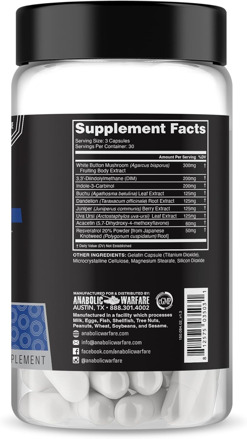 Anabolic Warfare Project Shred, Manage Normal Healthy Cortisol Levels & Water Retention, Body Recomposition Formula, Made with Botanicals* - Image 2