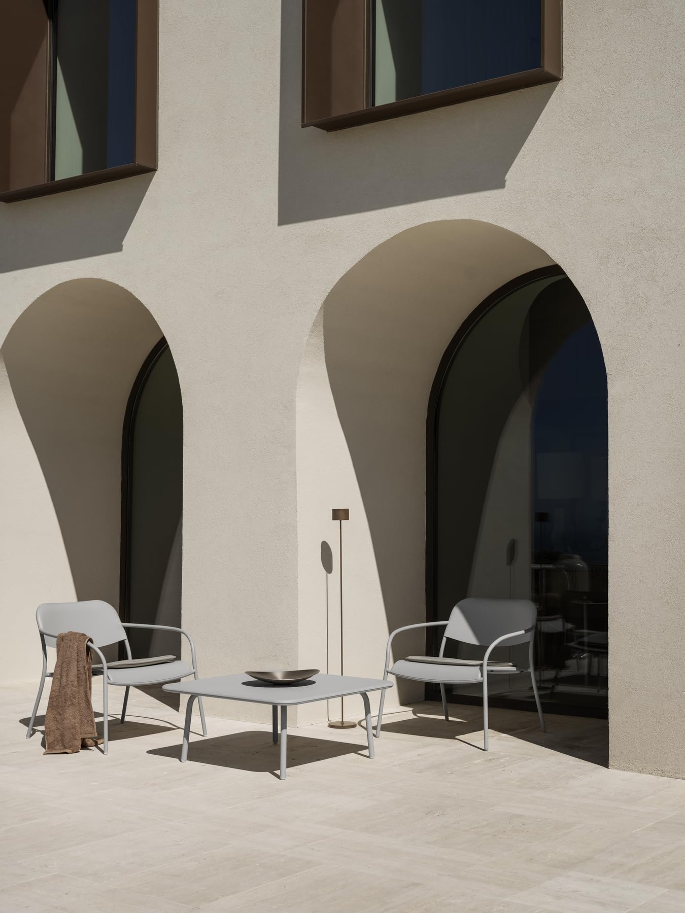 blomus | Mobile LED-Stehleuchte | FAROL FLOOR | Dimmbar | Akku-betriebene Stehlampe | Kabellos | Farbe Rusty Look