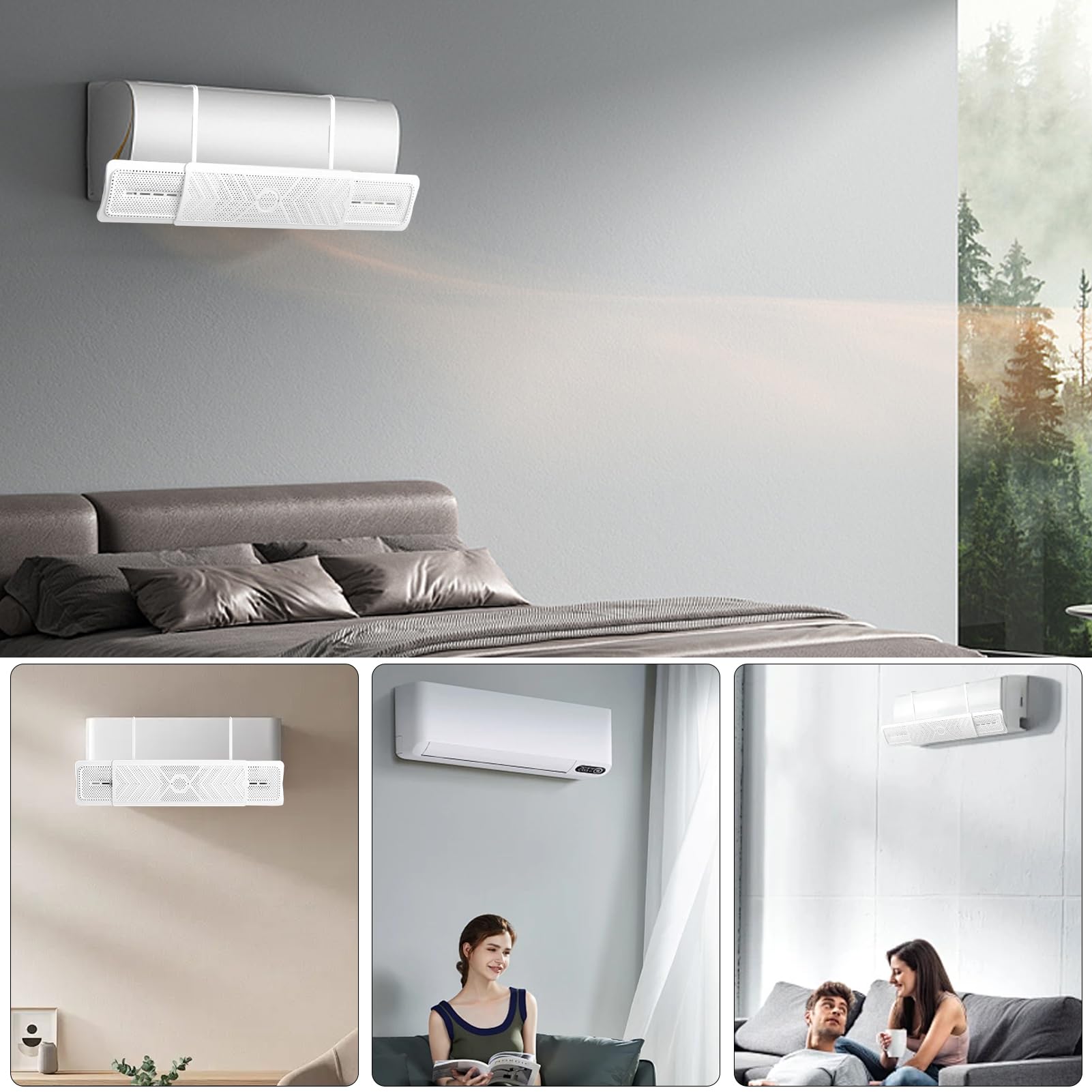 Air Conditioner Wind Shield - Air Conditioner Flow Deflector - Air Conditioner Deflector Einziehbarer Kaltluftabweiser