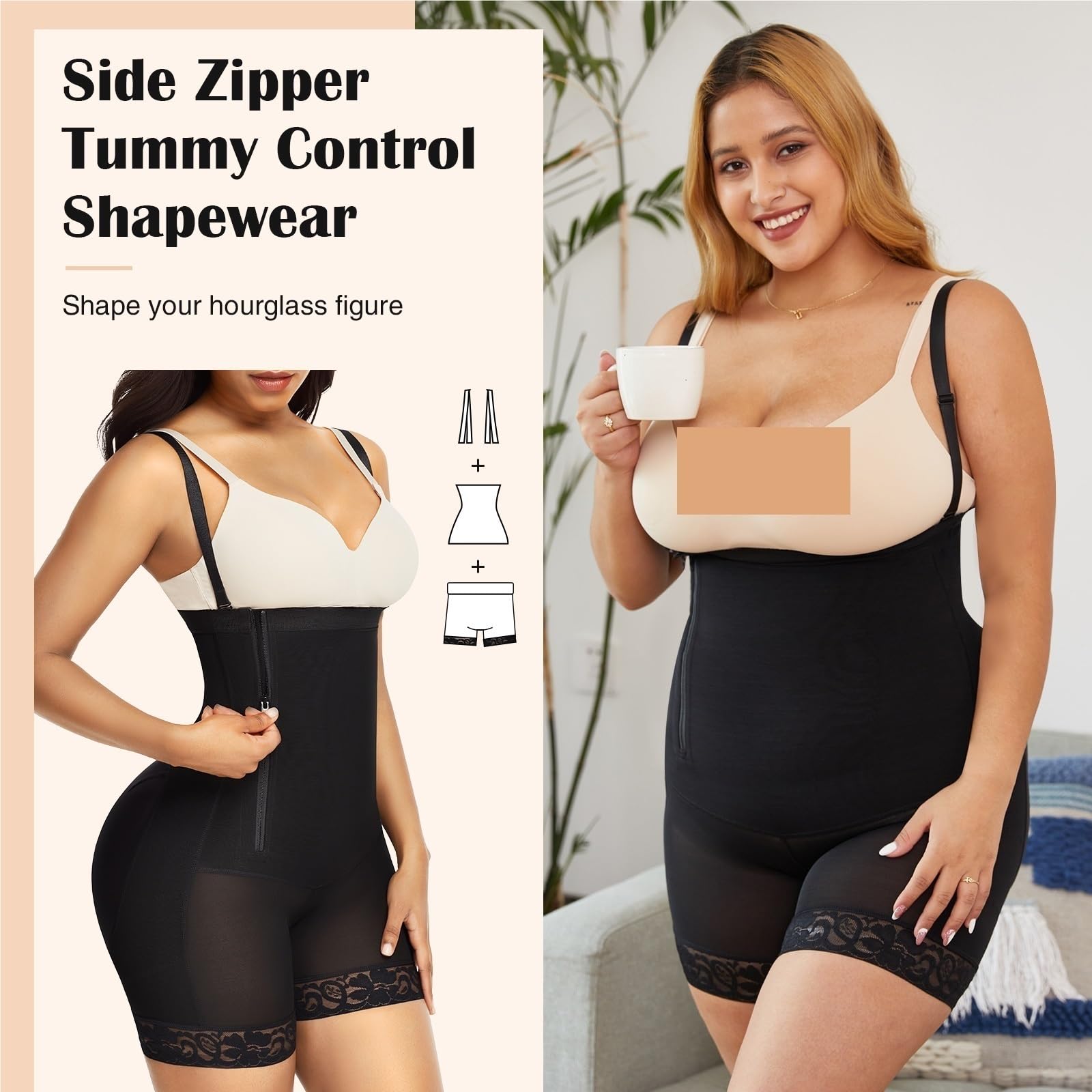 Body Shaper Dimagrante Shapewear Vita Trainer Senza Cuciture Mutandine Contenitive della Pancia Push Up Butt Lifter Corsetto Intimo