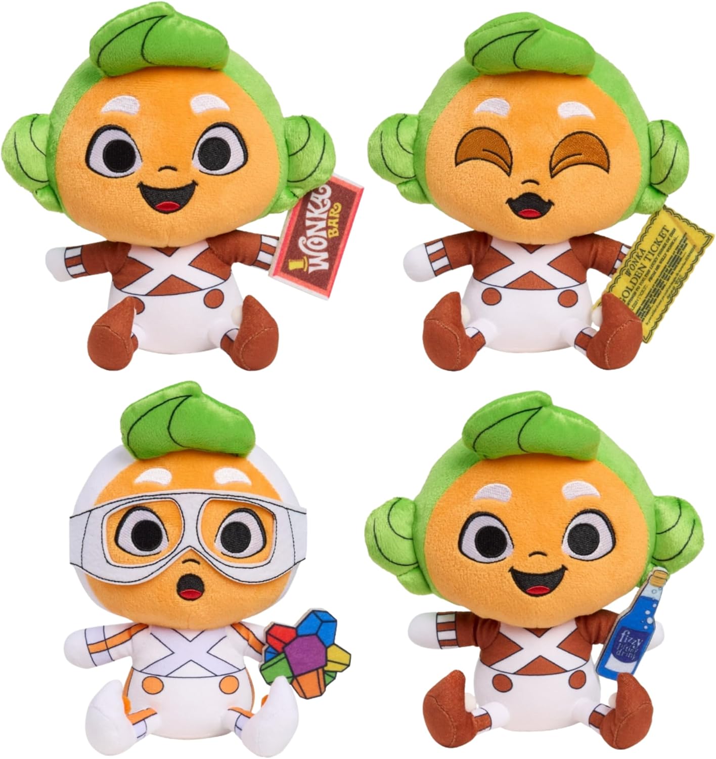 Willy Wonka Oompa Loompa Collectible Plush, Scented Mystery Box, 6.5 inches, Chocolate Factory Character
