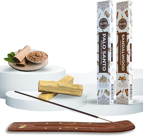 Vista 118 de Trumiri Incense Sticks - Combo Pack of 40 Insence-Sticks - 20 Rose + 20 Lavender - Insenses - Insents - Incents - Inscense - Incence - Incienso