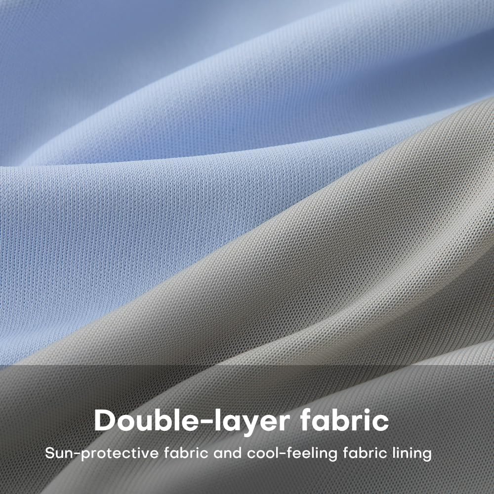 Neck Gaiter Face Mask Sun Protection Balaclava Bandanas Full Face Scarf Covering UPF50+ Sunscreen Mask With Ear Loops - Image 8