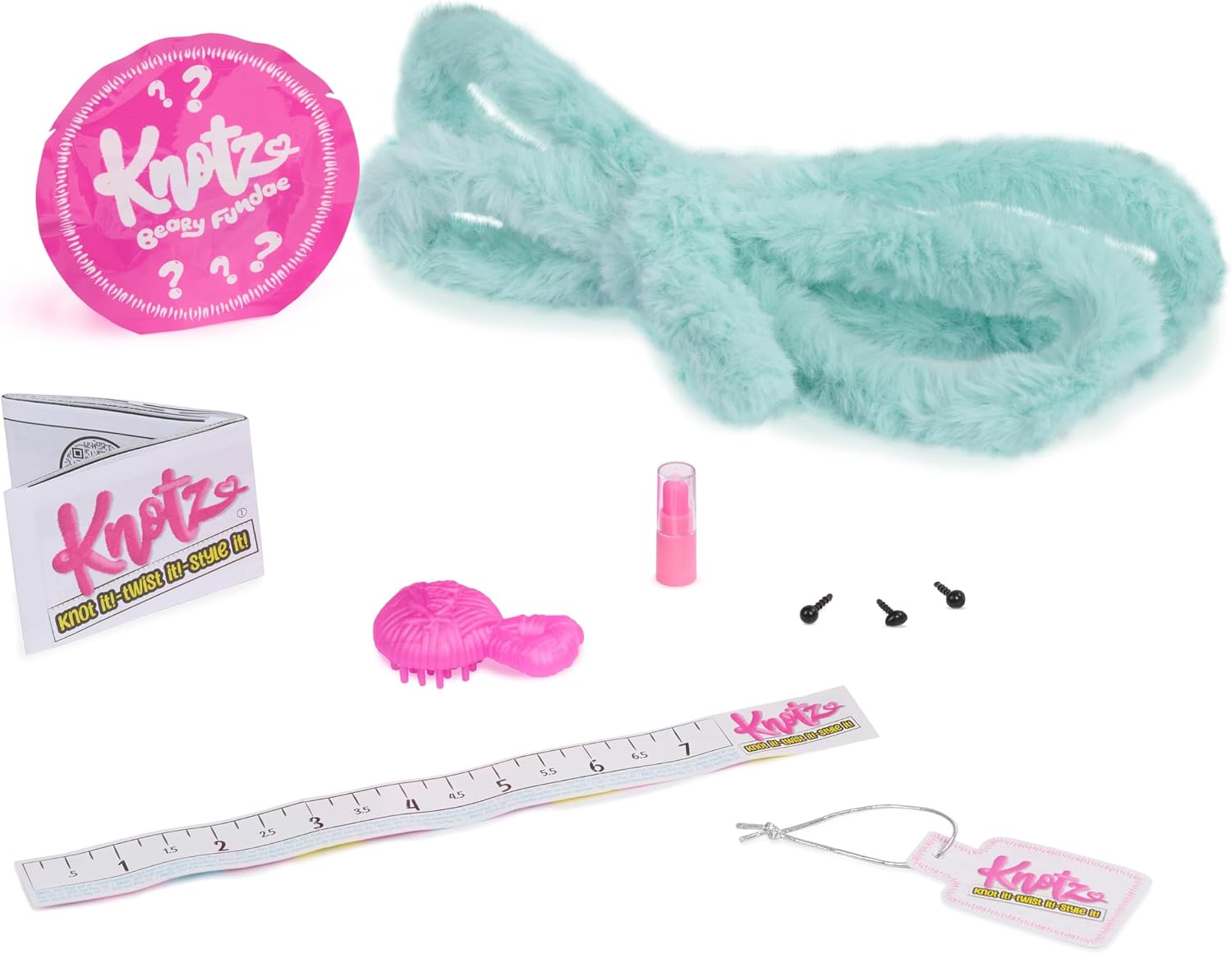Just Play Knotz Beary Fundae 3-Pack, Kids Toys for Ages 8 Up