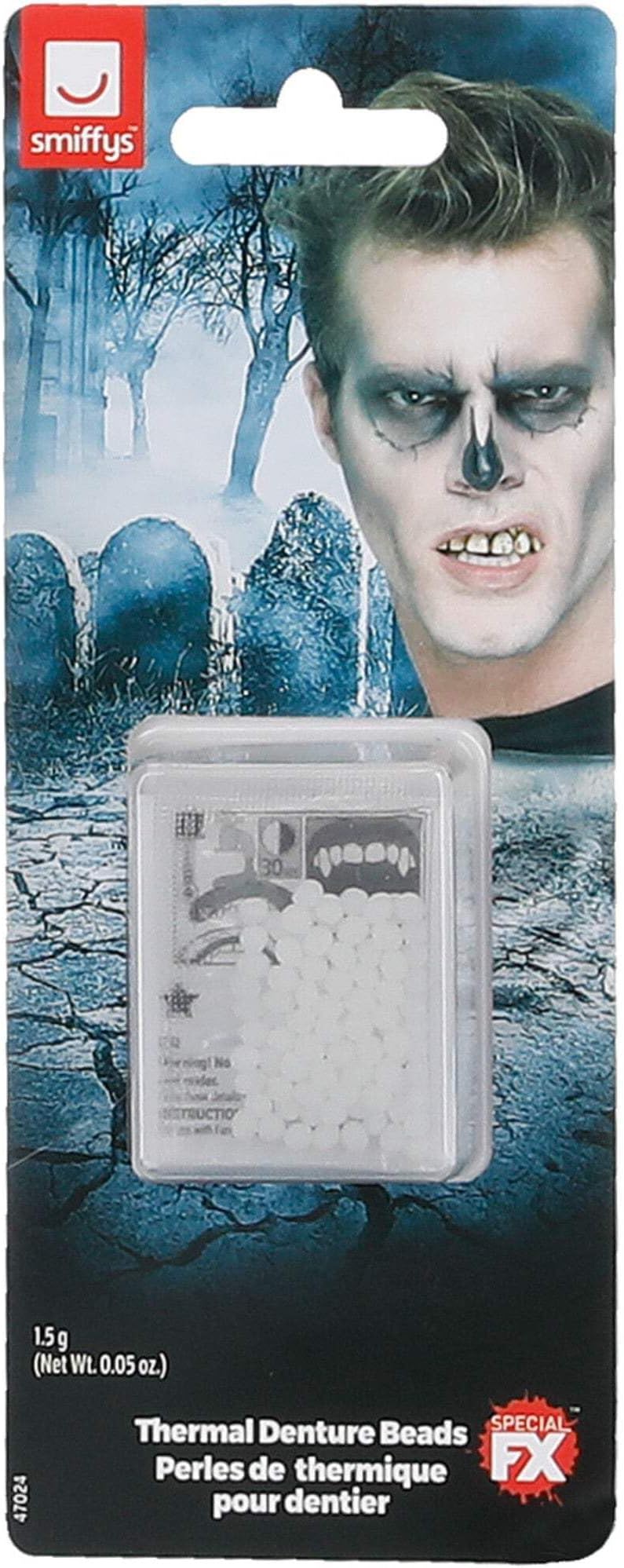 Smiffys Make-Up FX, Thermal Denture Fitting Beads