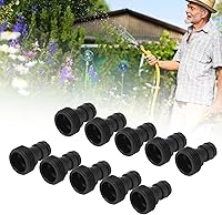 Vista 8 de CHICIRIS Manguera de jardín de conexión rápida, conector hembra de manguera de jardín de plástico, paquete de 10 conectores de manguera de jardín