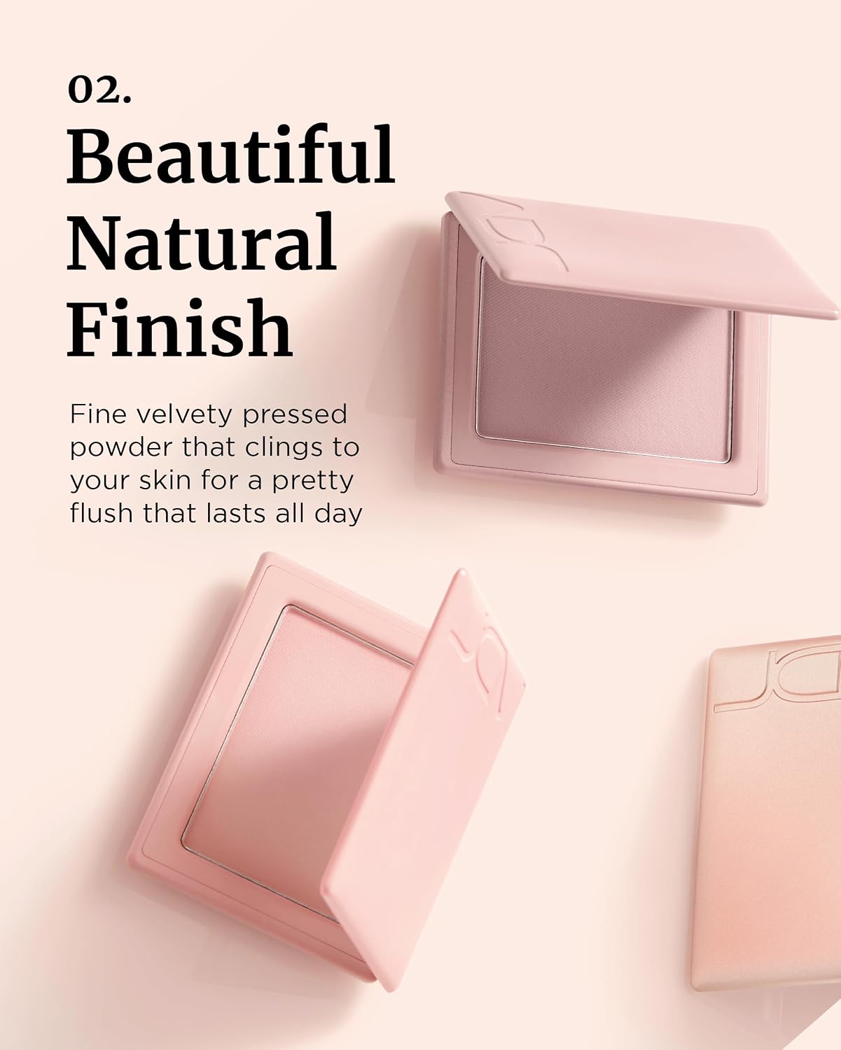 VDL Cheekstain Pastel Blush for Cheeks (Favorite Lavender, 0.2oz) - Lightweight, Velvet Powder Formula - Seamless, Long-Lasting, Natural-Looking Glow | Korean Makeup