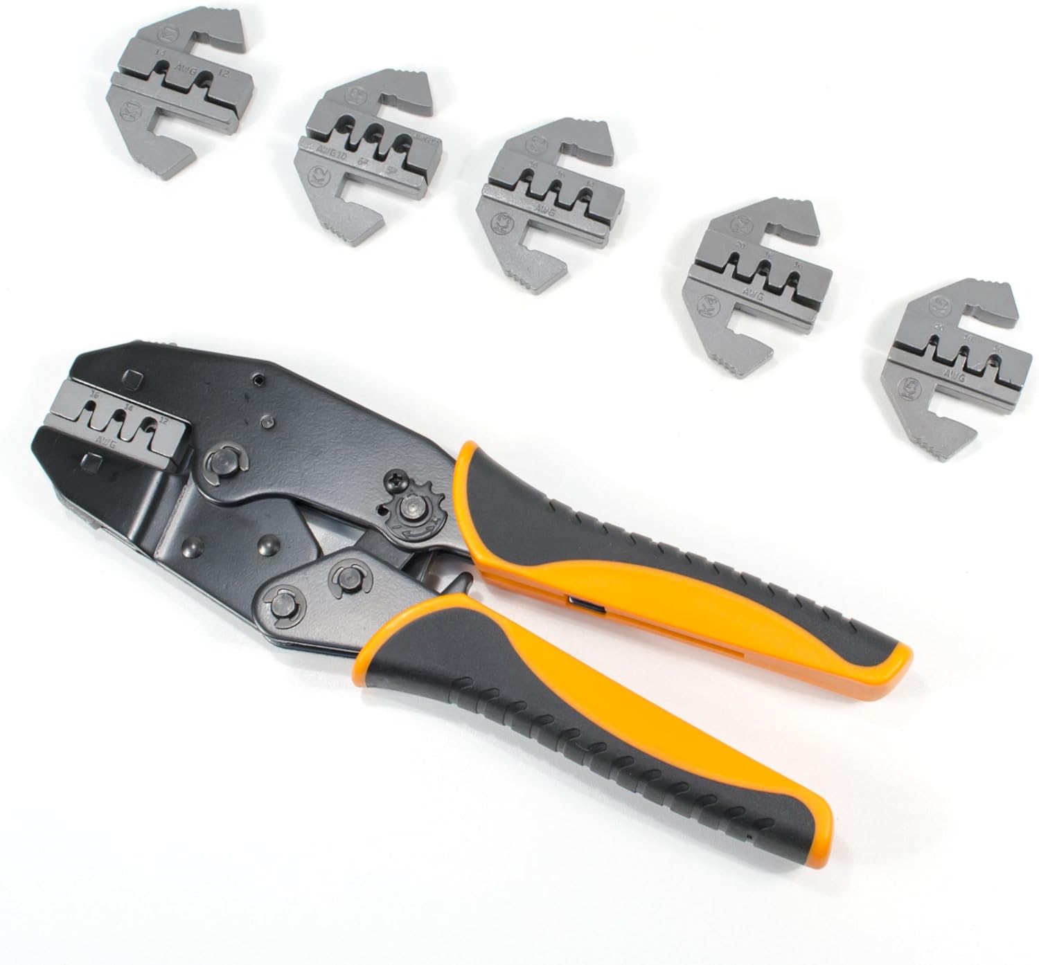 Black Friday - 80% OFF Deutsch Terminal Ratcheting Crimping Tool- Includes 6 Quick Change Dies
