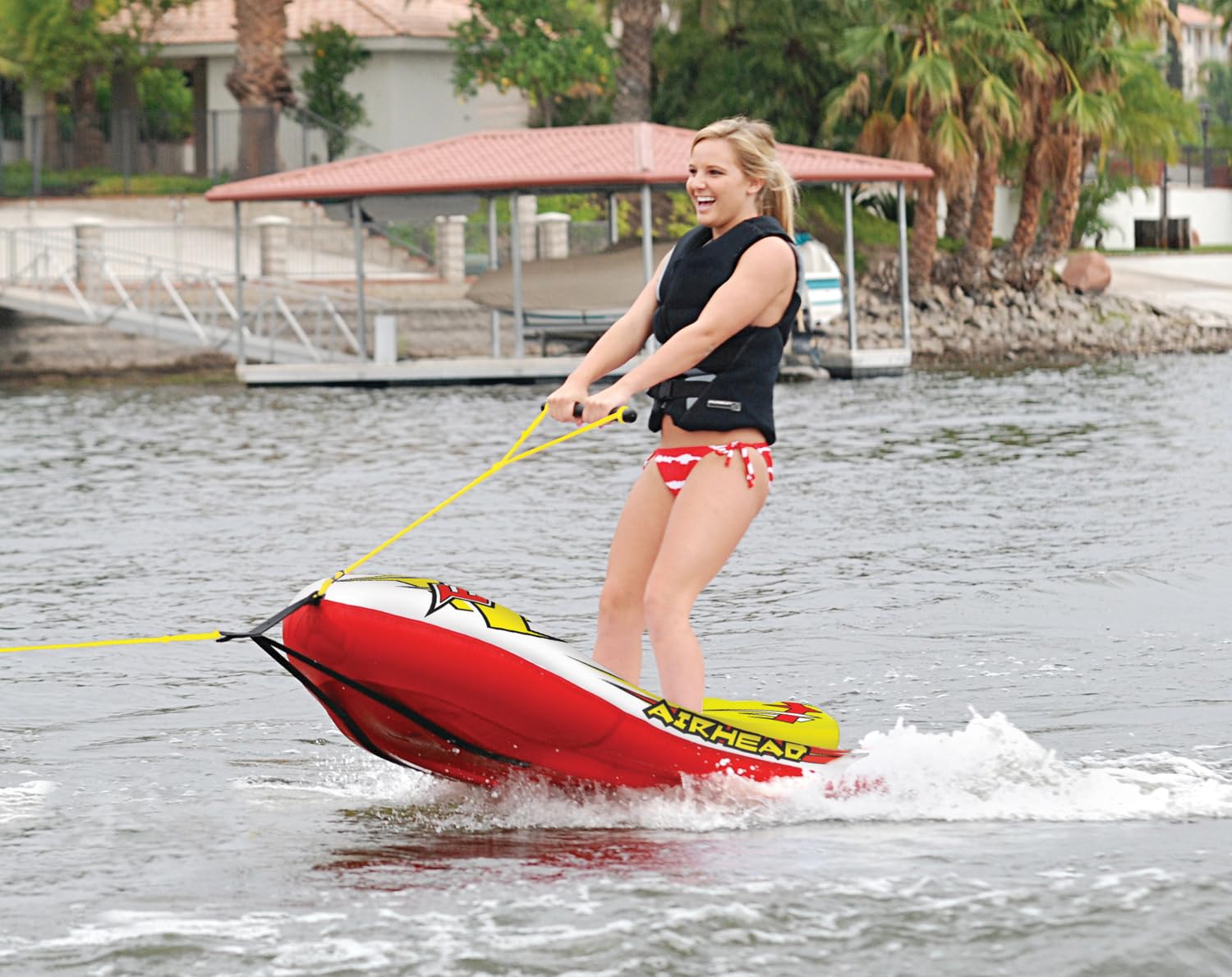 AIRHEAD Big EZ Ski Trainer, 1 Rider, Ski Trainer for Beginners, Boating and Watersports