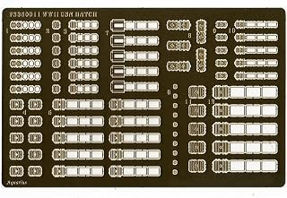 1/350 Scale WWII US Navy Deck Hatches – Photo-Etched Metal Upgrade Parts for Warship Model Kits and Dioramas