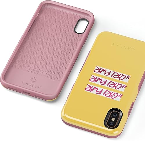 Miniatura 5 de Casely Funda para iPhone XXS  #GRLPWR  Triple amenaza  Diseño protector audaz