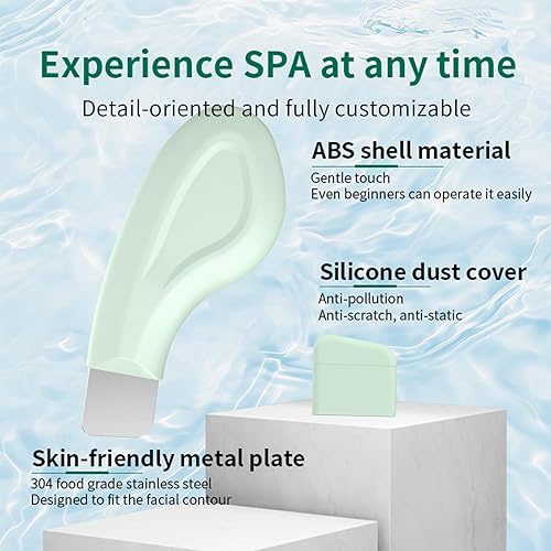 Miniatura 3 de Removedor de puntos negros de nariz de silicona, espátula facial para limpieza profunda, eliminación de cabeza negra. Depurador de piel suave y