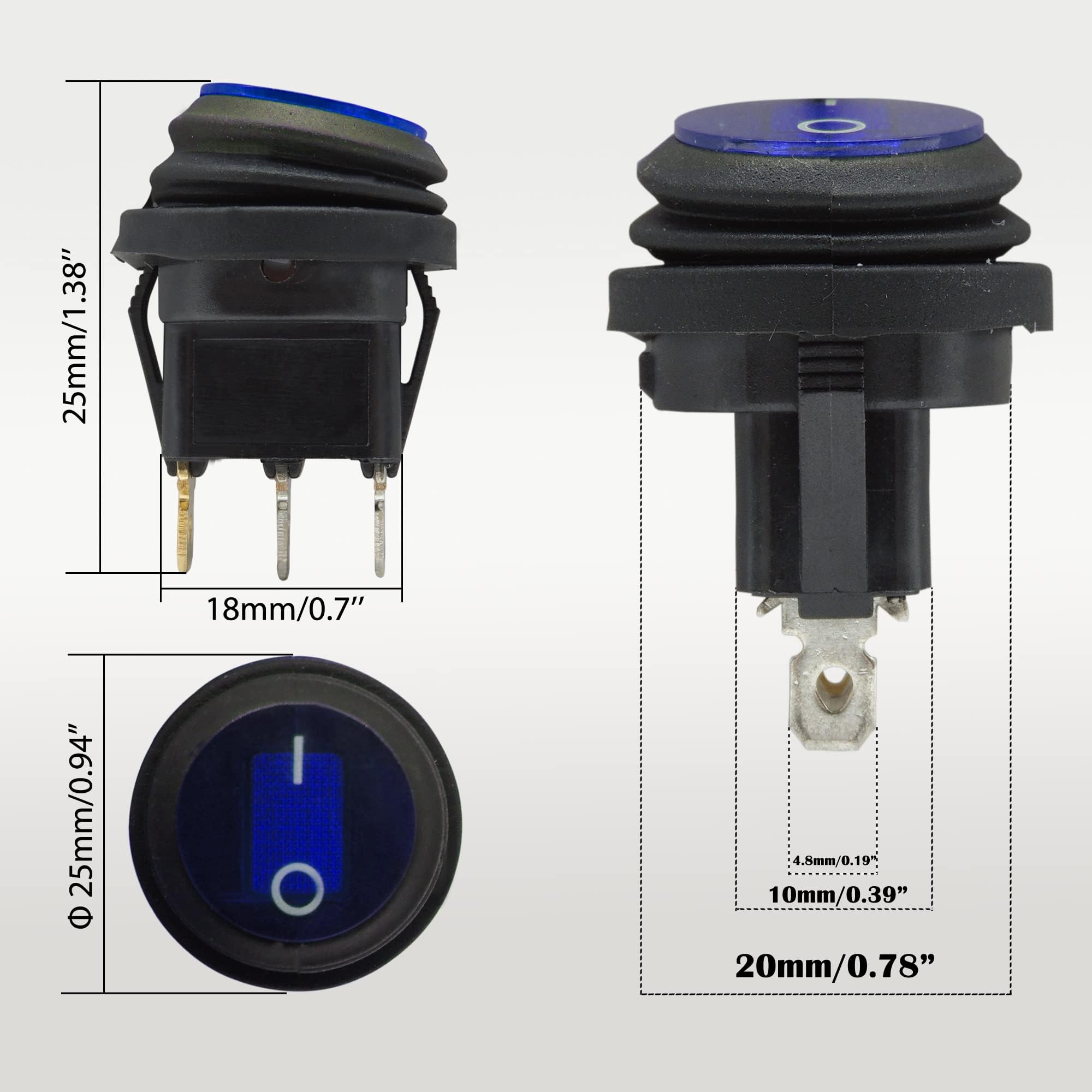 GB Gardner Bender GSW-110 Heavy Duty Toggle Switch