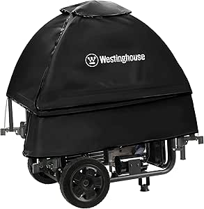 Westinghouse WGenTent Generator Running Cover for Open Frame Generators, Black