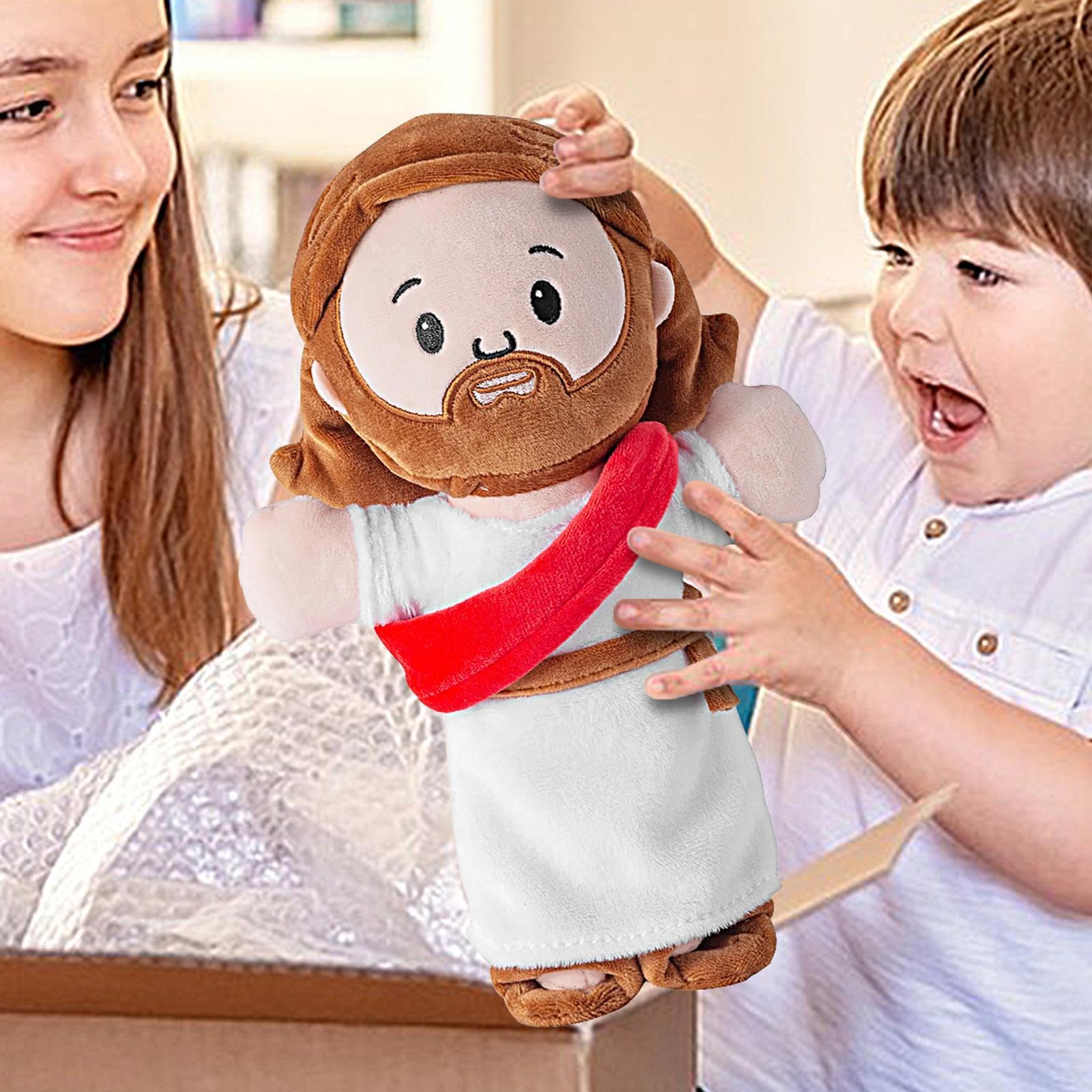 Jesus-Plüschtier – weiche PP-Baumwolle 50 cm große Größe | gefüllte Figur