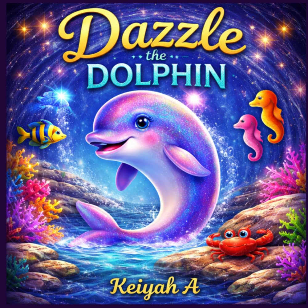 Dazzle the Dolphin: A Magical Underwater Adventure of Friendship, Wonder, and a Sparkling Dolphin’s Ocean Journey (Keiyah A. – Kids)
