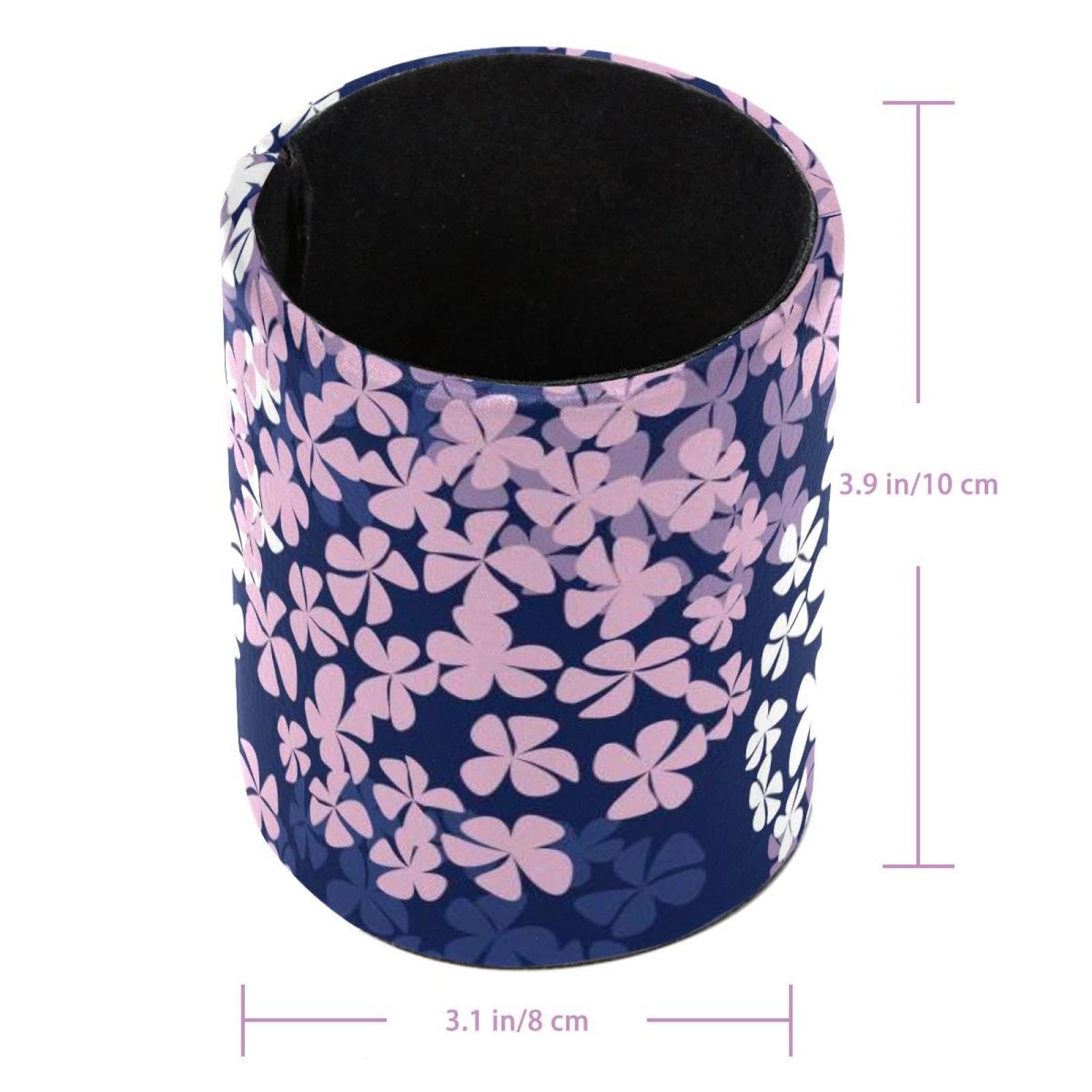 Pot à crayons de grande capacité pour bureau, salle de classe, maison, en cuir synthétique
