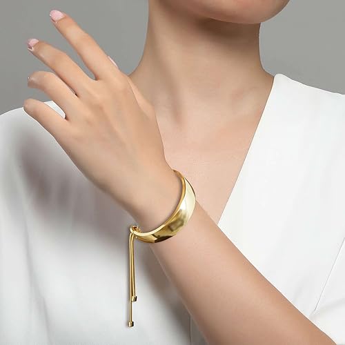 Miniatura 2 de LILIE&WHITE Pulsera de oro para mujer, estilo bohemio, pulsera de plata, pulsera de regreso a clases, pulsera abierta, joyería