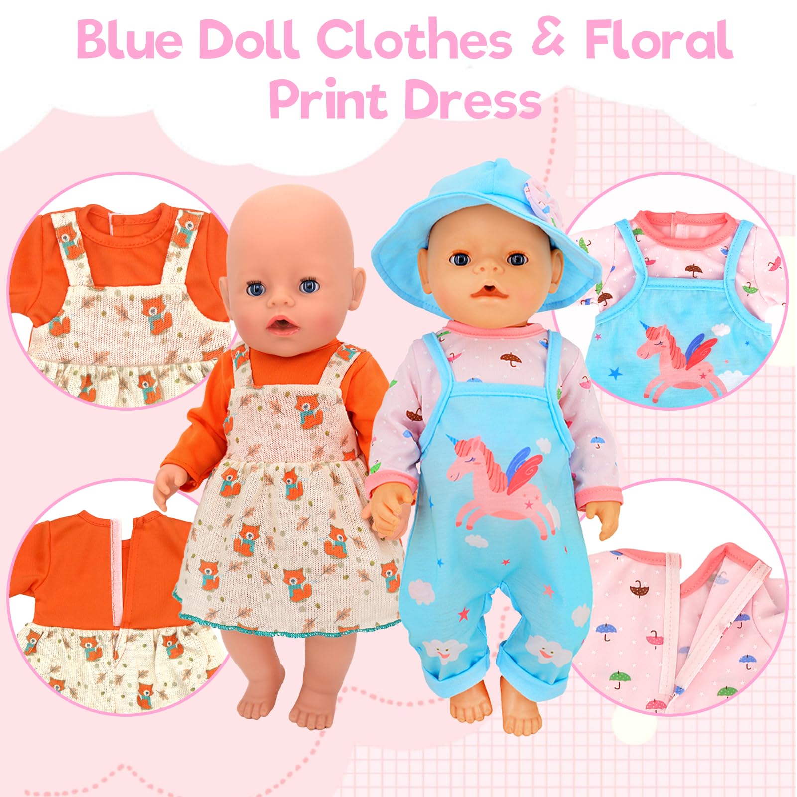Poppenkleding Set Voor Poppen 35-45 Cm - Puppy Hoodie, Broek, Sokken En Pluche Hond