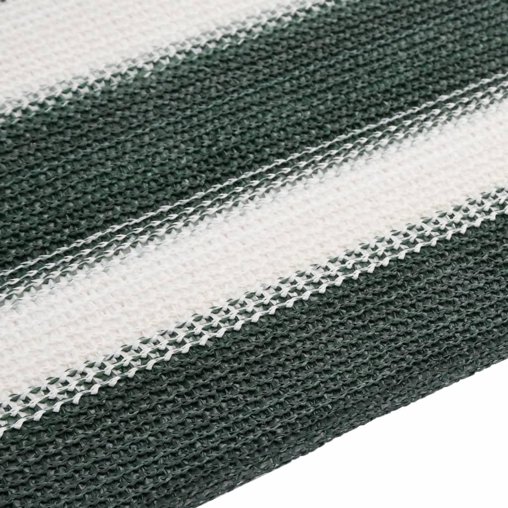 ShGaxin Red de privacidad HDPE Verde y Blanco 1,5x25 m 150 g/m Mallas Ocultacion, Mallas De Sombreo Jardin, Tela para Vallas - 4003732