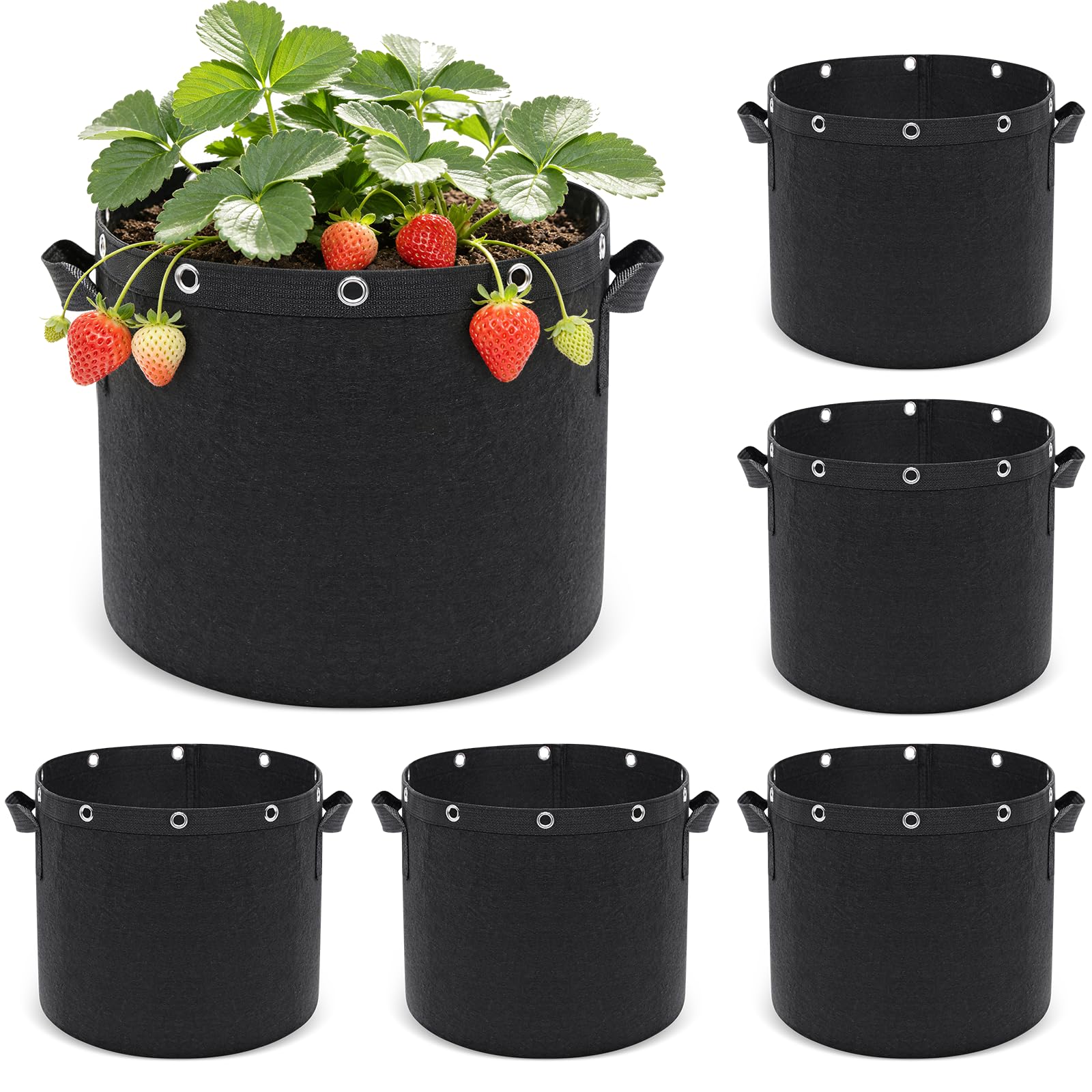 Sacs de plantation 20L en tissu pour aménager un potager urbain sur balcon et terrasse